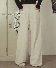 WEGO ウォッシュドワイドパンツ