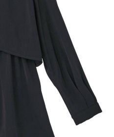 AMERICAN HOLIC 【イージーケア】Ｗクロスティアードブラウス