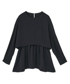 AMERICAN HOLIC 【イージーケア】Ｗクロスティアードブラウス