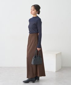 earth music&ecology ハイネックリブニットプルオーバー