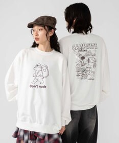 WEGO 【2025年秋冬新作/SMLXLサイズ展開/ユニセックス着用ITEM】アソートグラフィックプルオーバー