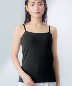 Wing カップ付きキャミソール 綿混(身生地部) ラク きれいなバストシルエット 【シンクロブラトップ 綿混タイプ】 ブラトップ ET1032 ウイング／ワコール