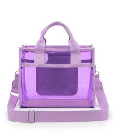 LeSportsac CLEAR MEDIUM TH TOTE/クリアライラック