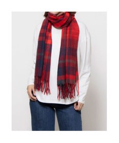 UNBILLION カシュネ cache nez / ウール混チェックストール