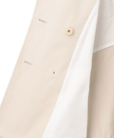 23区 コットンポリエステルギャバジン ショート トレンチ コート