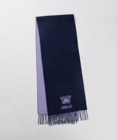 AURORA 【 ANNA SUI（アナ スイ）】ウールリバーシブルマフラー