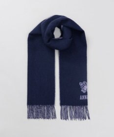 AURORA 【 ANNA SUI（アナ スイ）】ウールリバーシブルマフラー