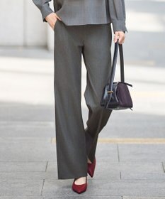 自由区 【カタログ掲載】TRギャバストレート パンツ TOPグレー