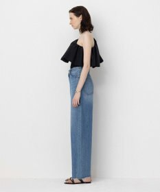NAVE 【Nave・洗える/撥水/ストレッチ素材】ライトタフタ ワンショルダーブラウス