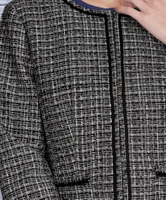 Tiaclasse ラメツイードジャケット