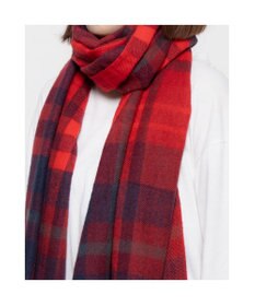 UNBILLION カシュネ cache nez / ウール混チェックストール