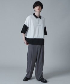 WEGO ドルマンポンチハーフジップT（S）