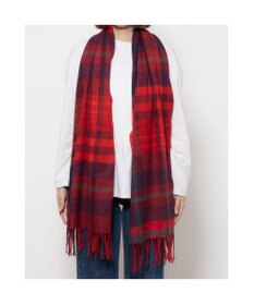 UNBILLION カシュネ cache nez / ウール混チェックストール