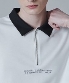 WEGO ドルマンポンチハーフジップT（S）