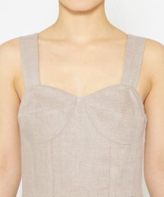 uncrave ヘリンボーン リネン ワンピース（uncrave WHITE）