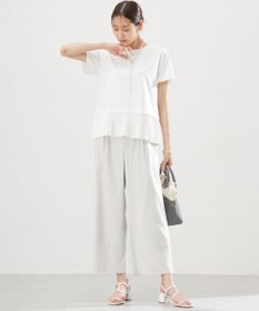 組曲 リネンレーヨンワイド パンツ