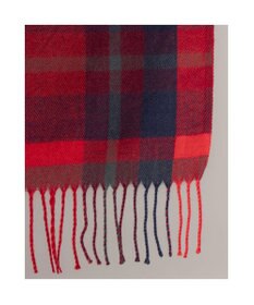 UNBILLION カシュネ cache nez / ウール混チェックストール