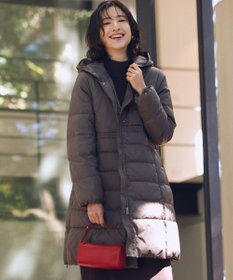 組曲 ライトタフタロング ダウン モカブラウン系