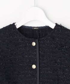 ANY SIS L リボンヤーンライトツイード ジャケット