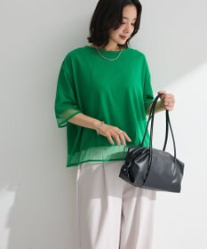 Green Parks 【適ON】遮熱チュールドッキングプルオーバー