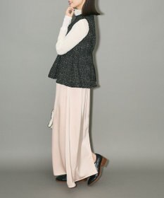 Green Parks ツイードペプラムベスト