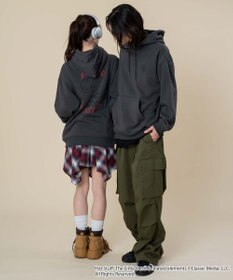 WEGO 【ユニセックス着用ITEM/裏起毛】HOTSTUFFグラフィックプルオーバー