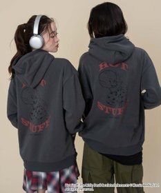 WEGO 【ユニセックス着用ITEM/裏起毛】HOTSTUFFグラフィックプルオーバー