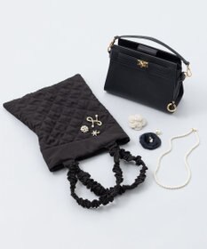 組曲 ベルトデザインスクエアショルダーバッグ