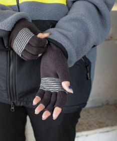 ORuKuBET 【UNISEX】ウォーキング・ランニンググローブ / CABOTO【温度調整/再帰反射素材使用・日本製】