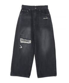 WEGO スーパーバギーダメージデニムパンツ