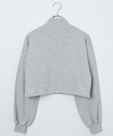 WEGO 【新色追加】ドロストデザインハーフZIPスウェット