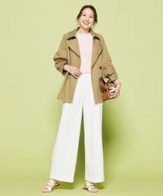 UNFILO 【11サイズ展開】 BEAUTY MOVE タックワイドパンツ