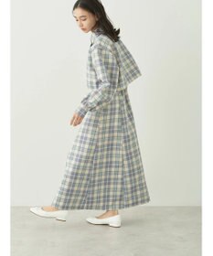 earth music&ecology ＣＨＥＣＫショートシャツジャケット