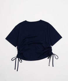 WEGO グラフィックサイドリボンドロストショートT