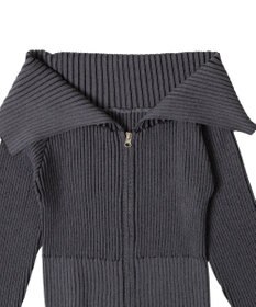 WEGO ダブルジップオフショルニット