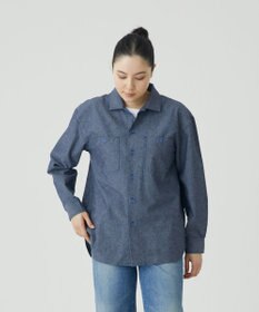 caqu USN chambrey shirts コットンシャンブレーシャツ