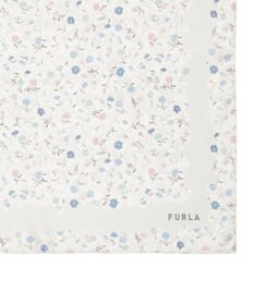 MOONBAT 【シルク100%】フルラ (FURLA) 小花柄 シルクプリントスカーフ 58cm×58cm
