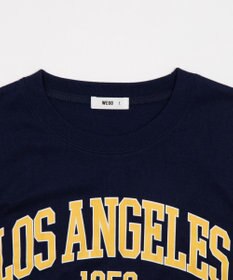 WEGO グラフィックサイドリボンドロストショートT