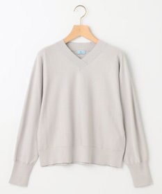 組曲 【洗える・WEB限定】Vネックドルマンスリーブ ニット