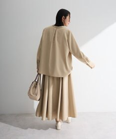 Green Parks ＳＥＴ２点スキッパーブラウス＋プリーツスカート