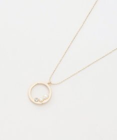 ANY SIS リングジュエル調 ネックレス ライトゴールド