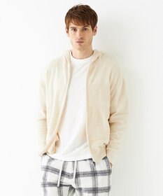 JOSEPH ABBOUD MOUNTAIN 【SPACE／UNISEX】ベアフリースカモフラージュ パーカー