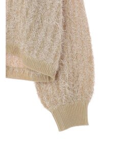 earth music&ecology ふさふさショートカーディガン