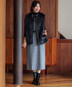 23区 S 【Oggi1月号/CLASSY.11月号掲載】スムージーコットン タートルネック ニット