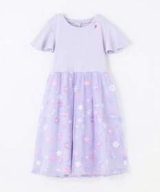 ANY KIDS 刺繍チュールワンピース