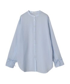 Green Parks シアーチェック袖ドロストシャツチュニック