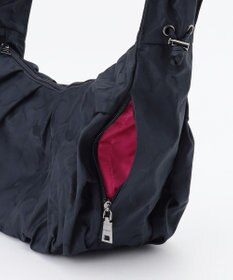 Y'SACCS 迷彩ジャカードシャーリングショルダーバッグ