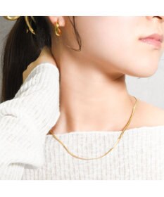 blancotokyo 【金アレ対応アクセ】平スネークネックレス ECHELLE
