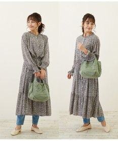 ROOTOTE 2673【ミニサイズ エコバッグ：ネコ柄】/ NA.ルーショッパーミニ.マルシェ-B