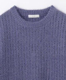 ANY 【洗濯機可】フェザーメッシュニット